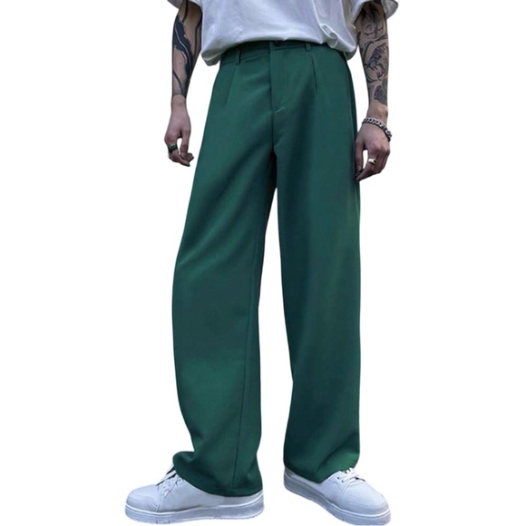 EUC SHEIN Slant Pocket Wide Leg Pants - Picture 2 of 13